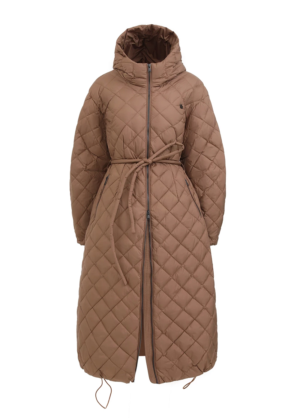 Пуховик длинный с капюшоном (1238UW-1039-A003)