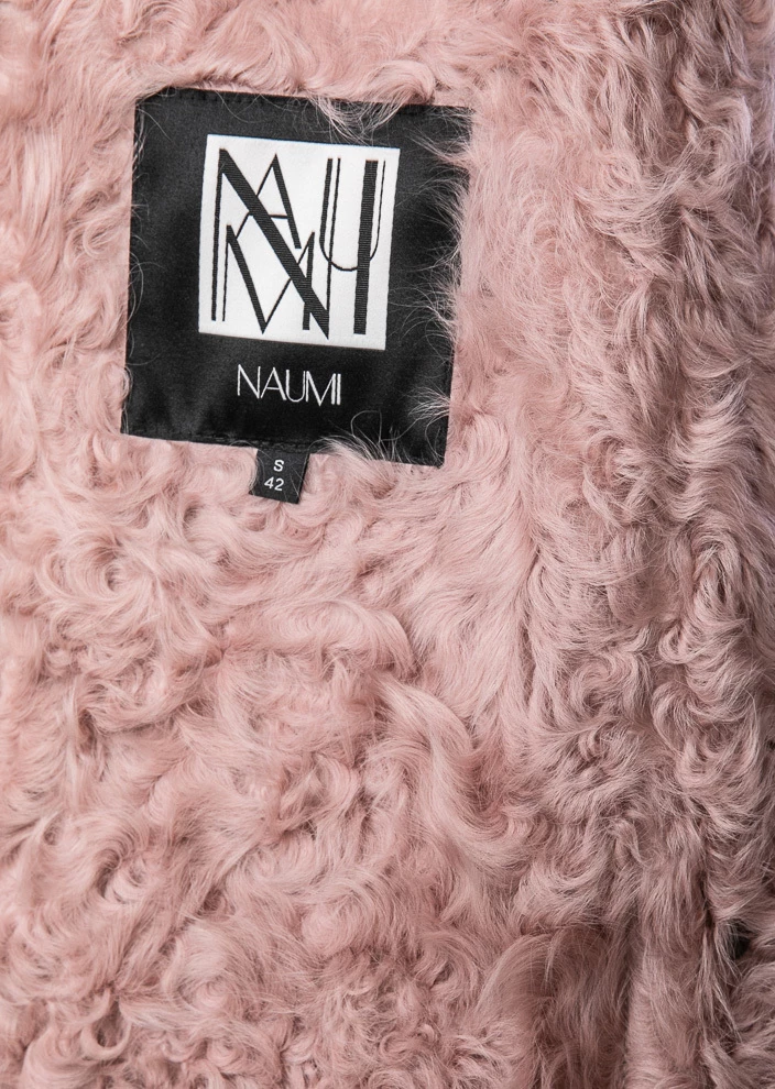 Утепленная куртка с покладом из натурального меха (19W764-4443-IZ055)