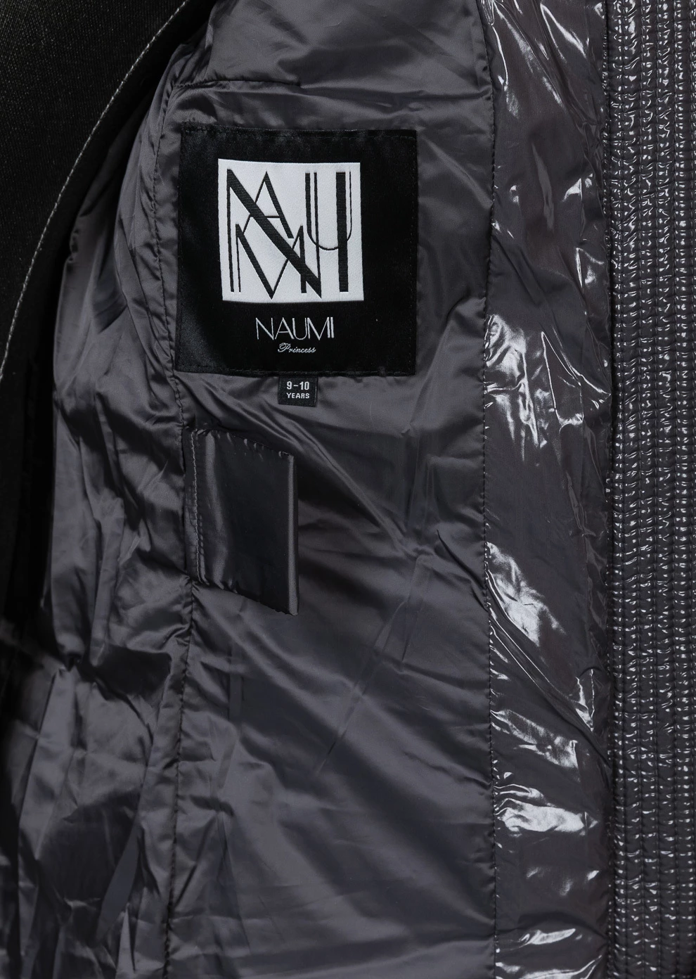 Детский длинный пуховик с капюшоном (19W208-0023-IQ003)