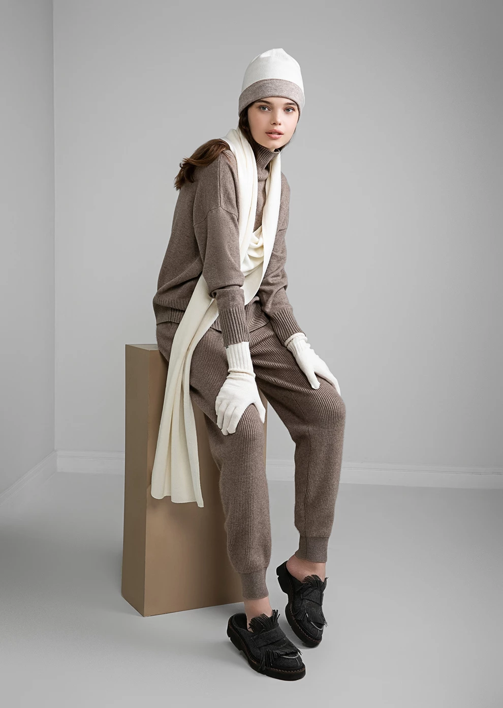 Шерстяной шарф (6342MW-0095-MM001)