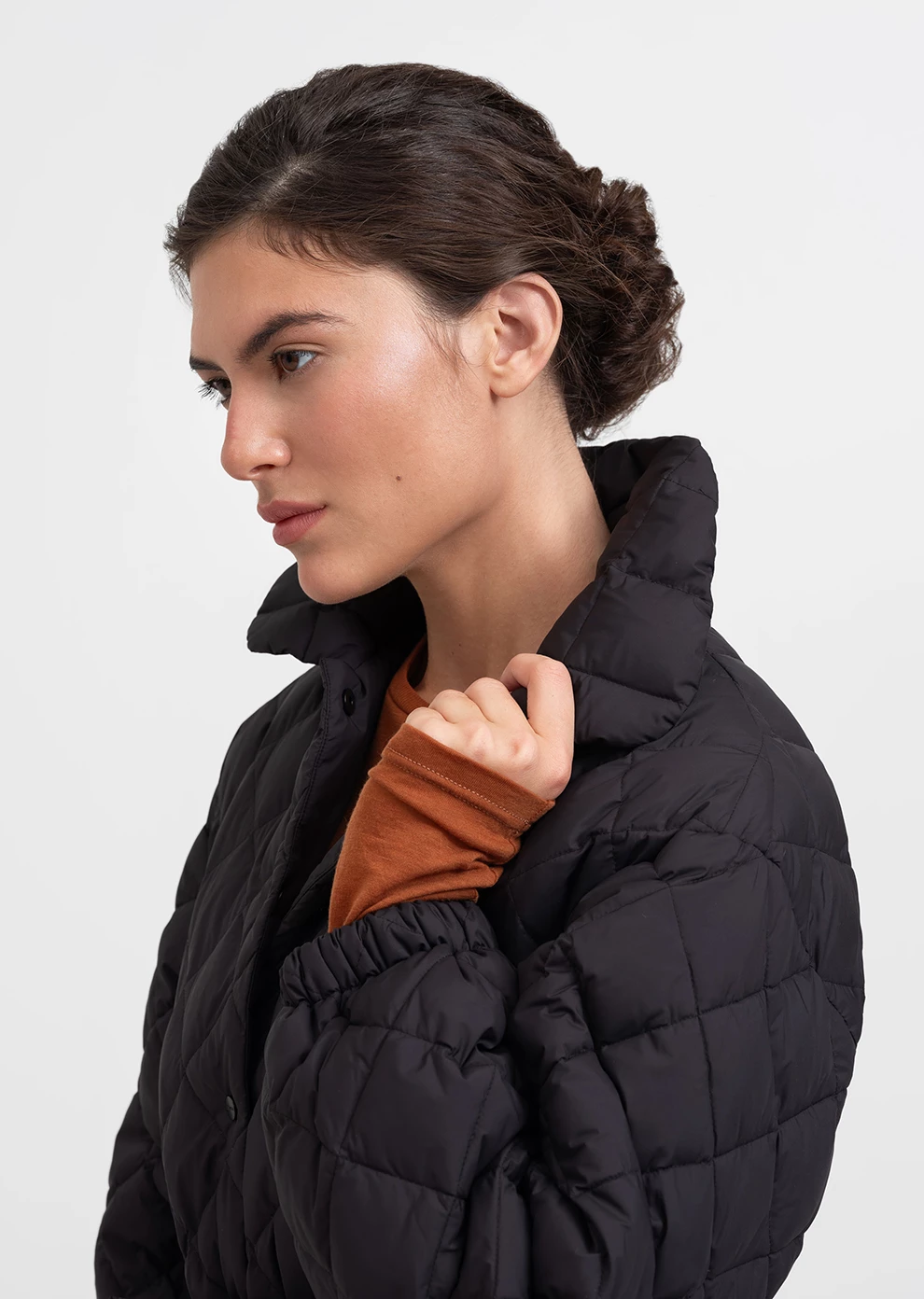 Длинное пуховое пальто (1234UW-1039-A101)