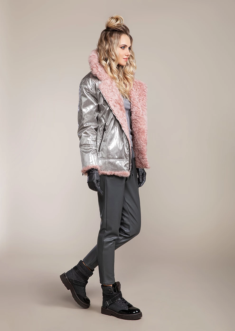 Куртка-косуха на меху. (19W767-4443-IZ055)