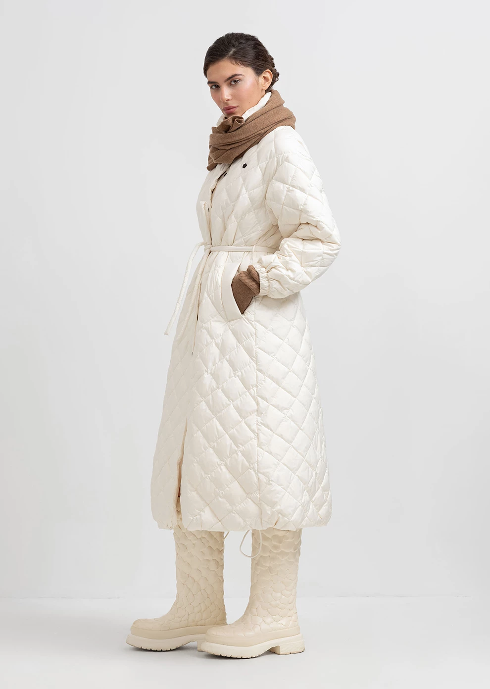 Длинное пуховое пальто (1234UW-1039-A002)