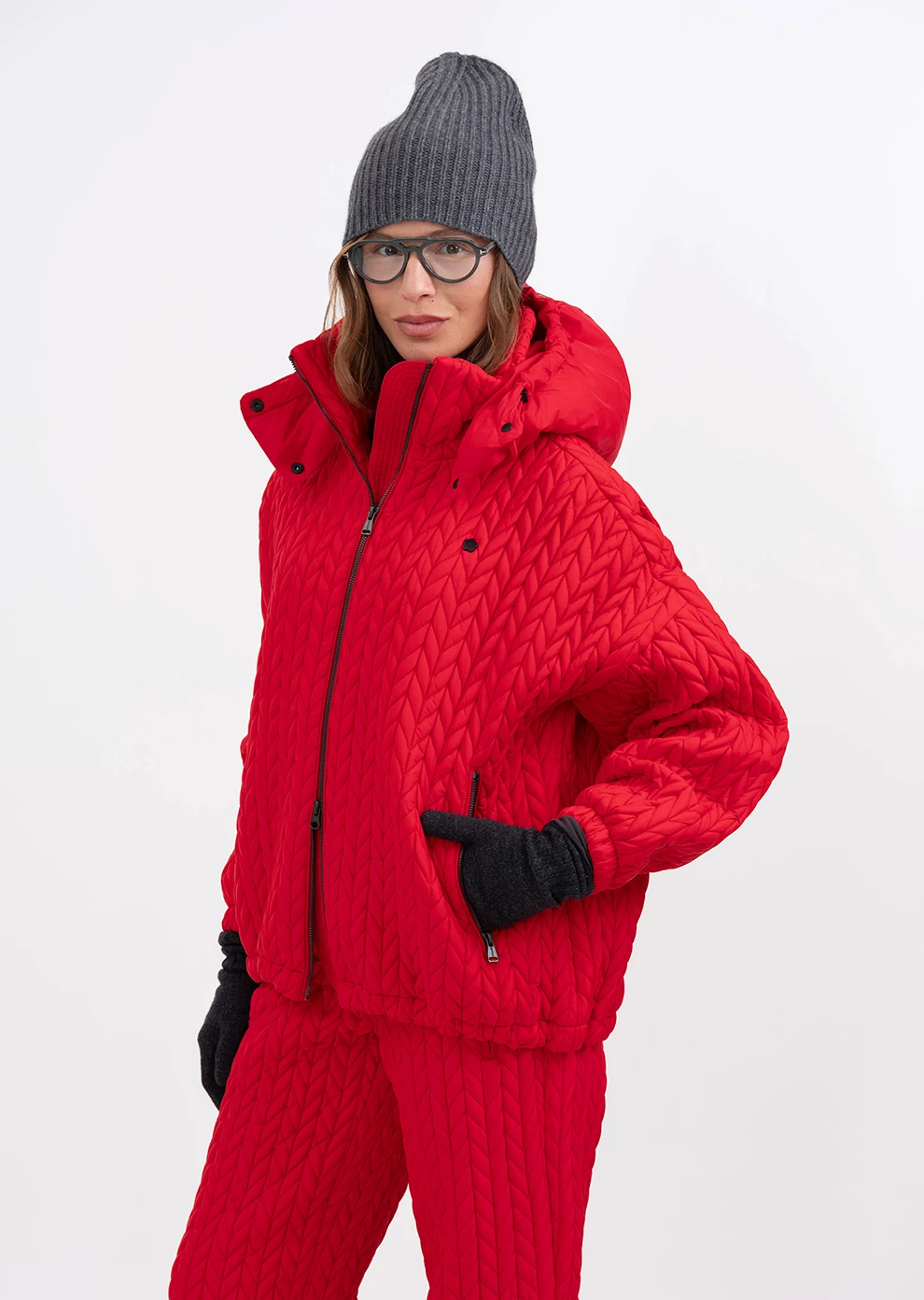 Куртка короткая с капюшоном  (1875UW-1023-A301)