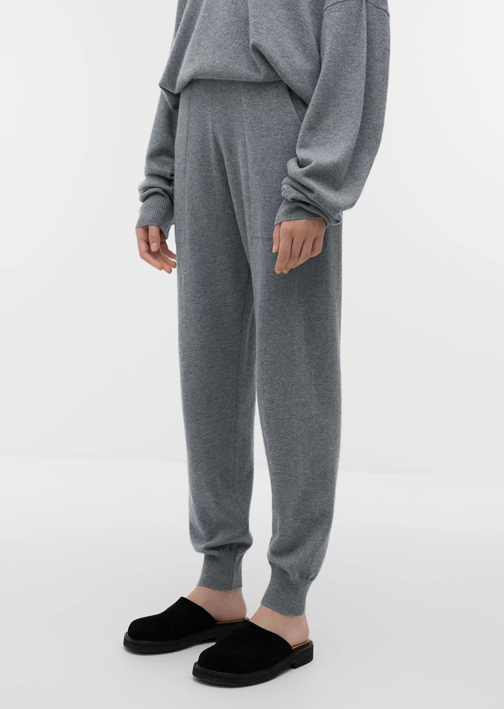 Кашемировые брюки-джоггеры (6957QW-5001-A205)