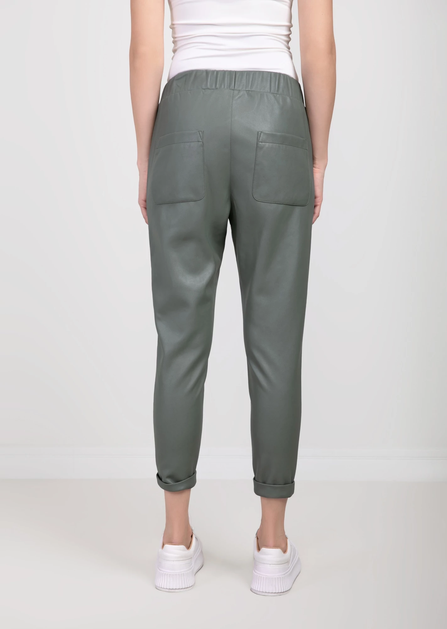 Джоггеры из экокожи (NР-17-L-703-E0014)