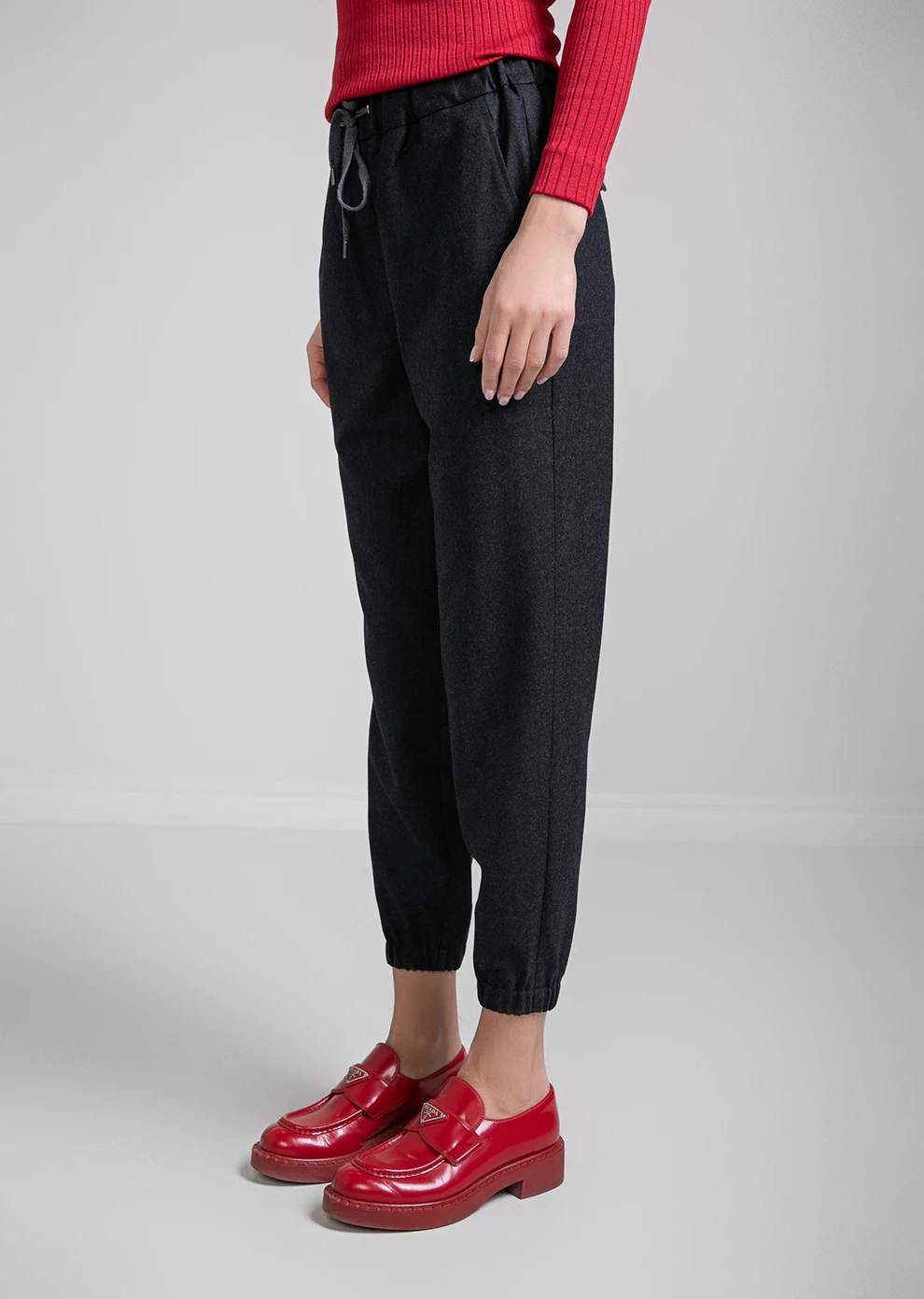 Шерстяные джоггеры (7107MW-0017-MW075)