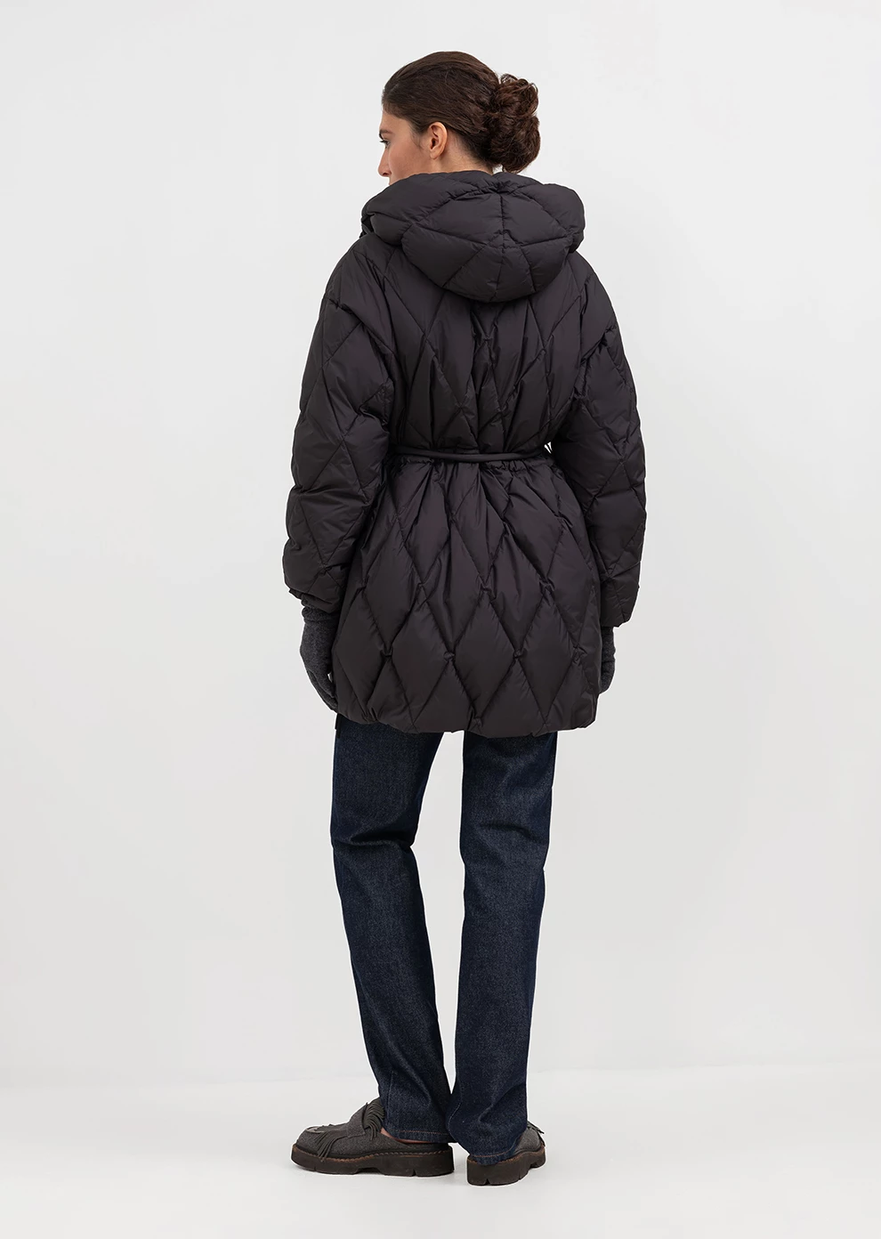 Пуховое пальто с капюшоном (1168UW-1039-A101)