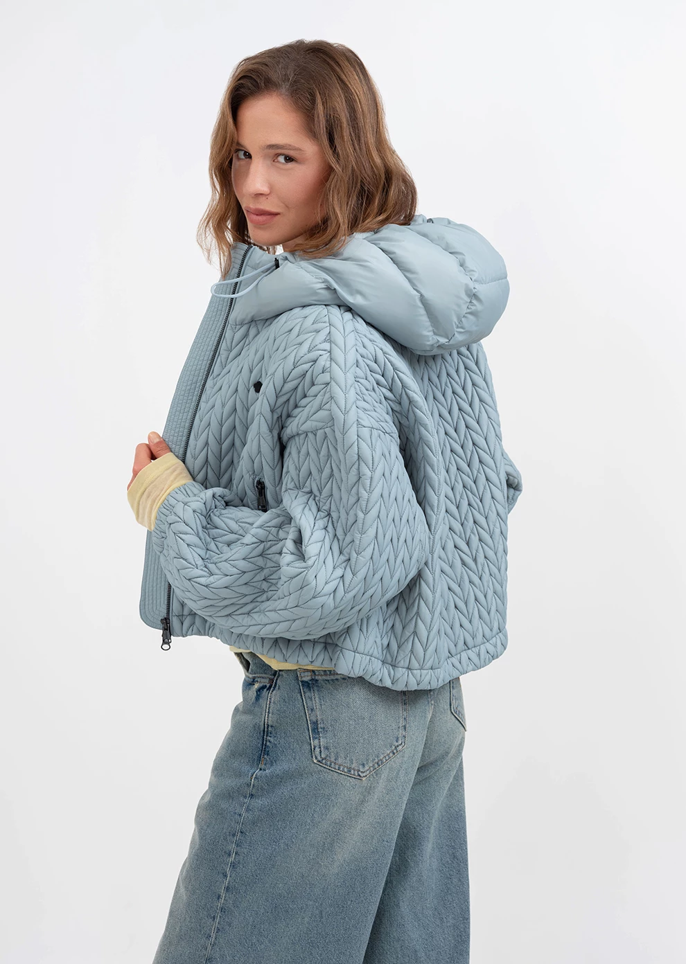 Утепленная укороченная куртка (1843UW-1023-A209)