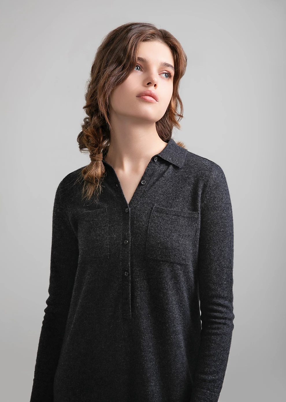 Кашемировое платье (6921MW-0090-MT075)