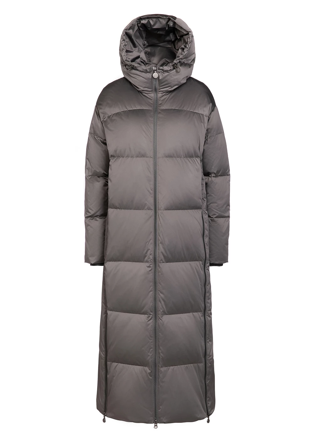 Длинный пуховик с капюшоном (1116OW-0012-OM026)