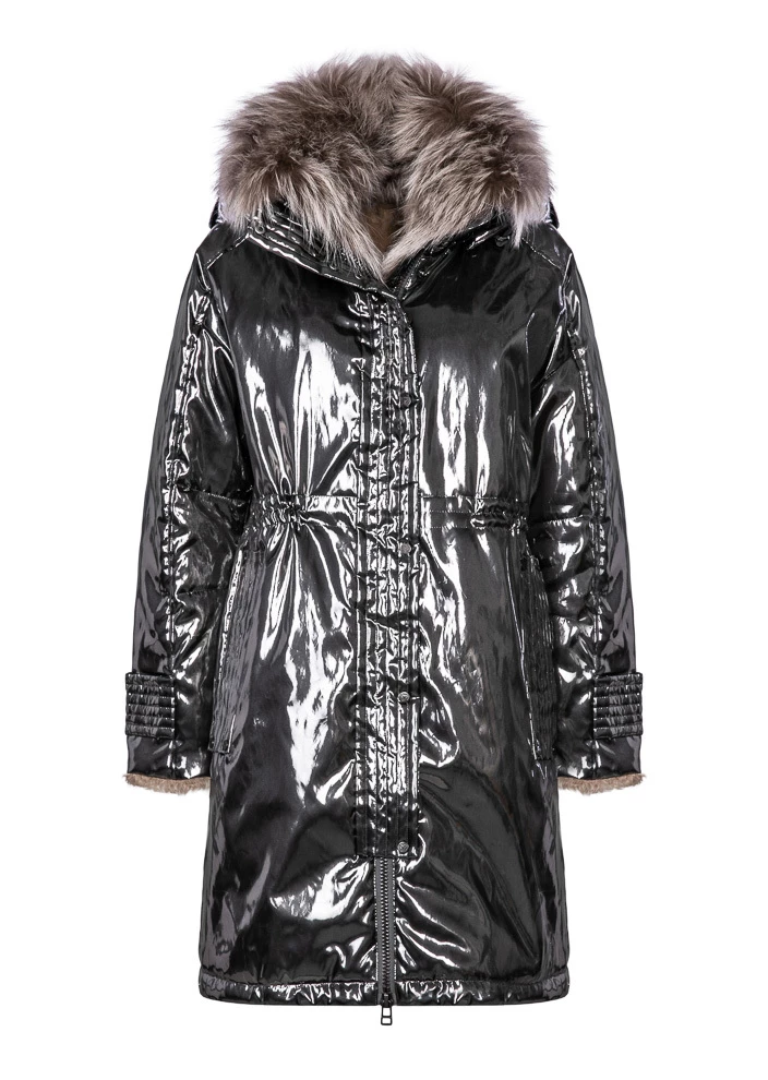 Парка с мехом (19W733-5243-IZ056)