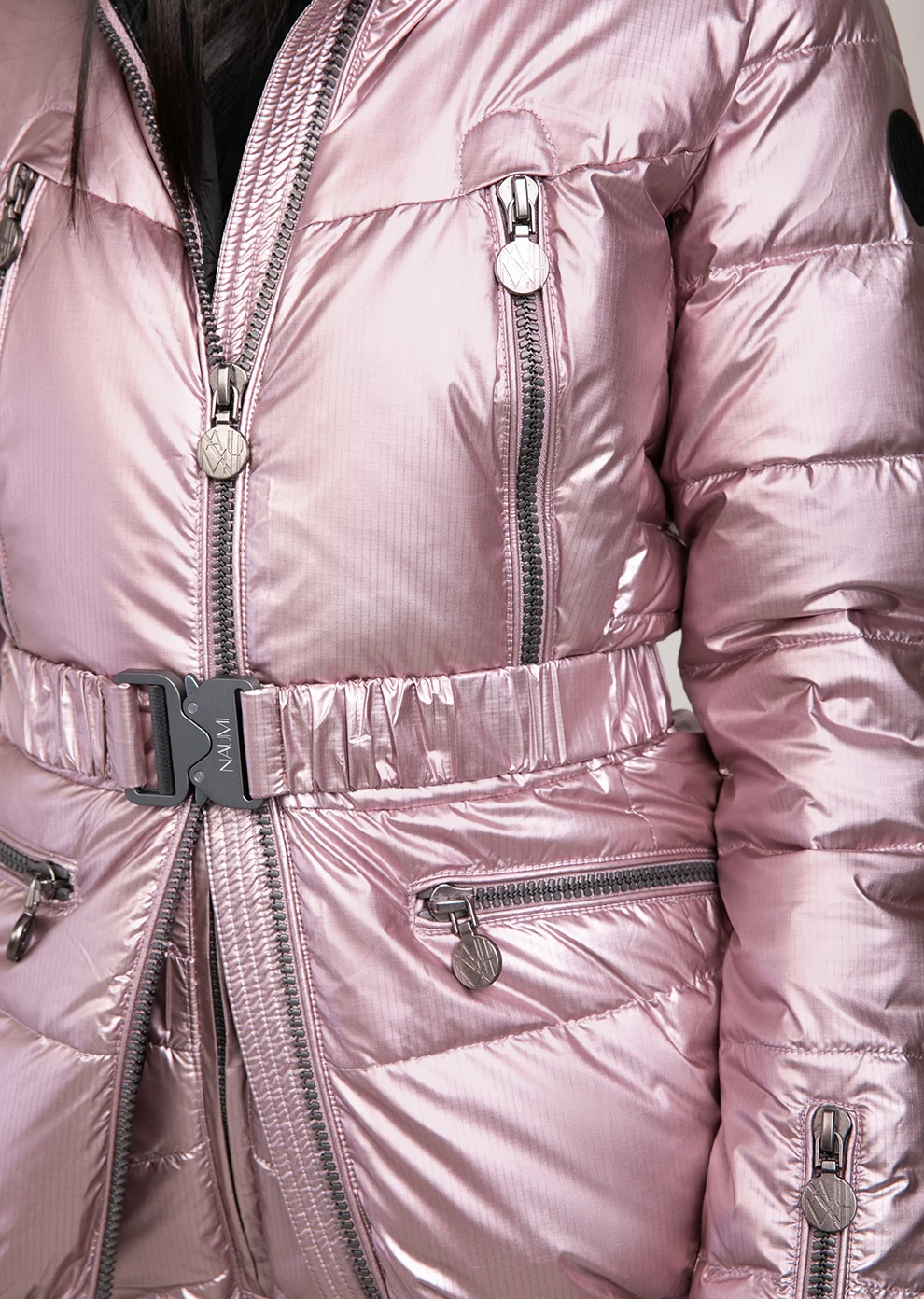 Короткий пуховик с капюшоном (1821OW-0022-ON005)