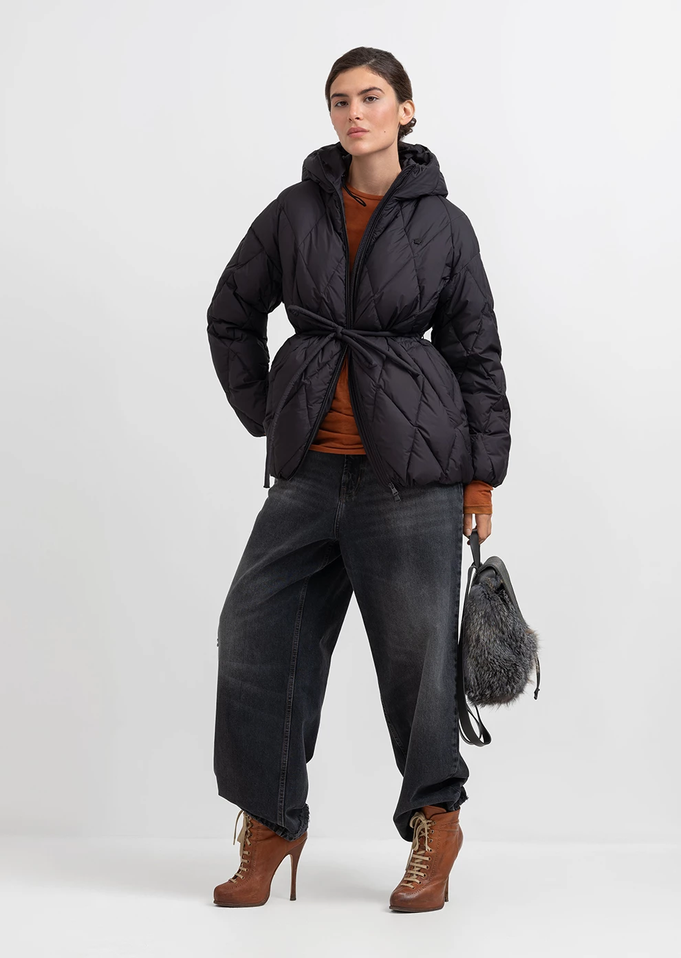 Пуховик демисезонный с капюшоном  (1166UW-1039-A101)