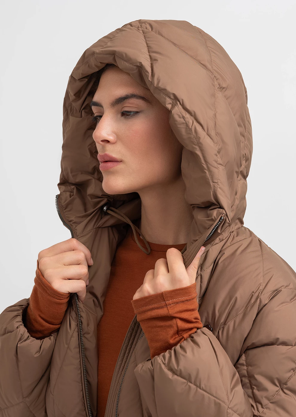 Пуховик демисезонный с капюшоном  (1166UW-1039-A003)