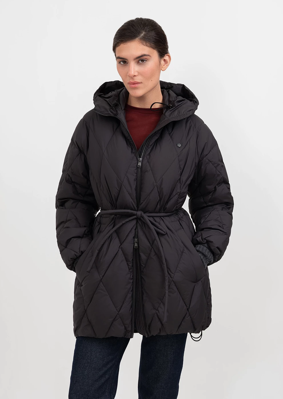 Пуховое пальто с капюшоном (1168UW-1039-A101)