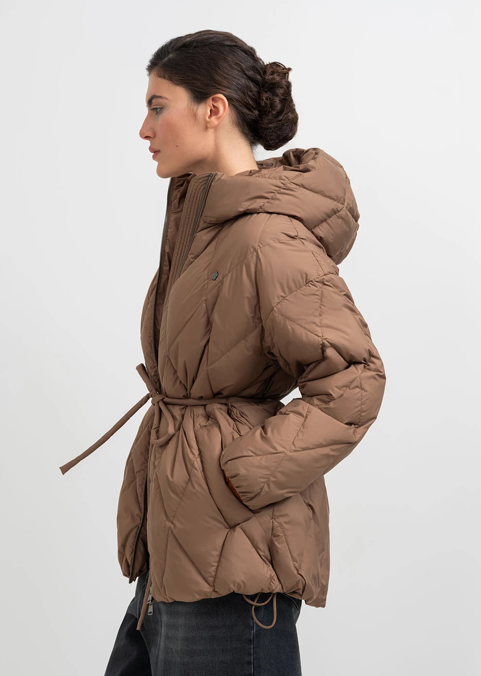 Пуховик демисезонный с капюшоном  (1166UW-1039-A003)