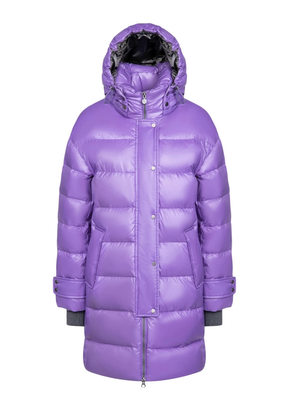 Пуховик с капюшоном для девочек (1109MP-0022-MO077)
