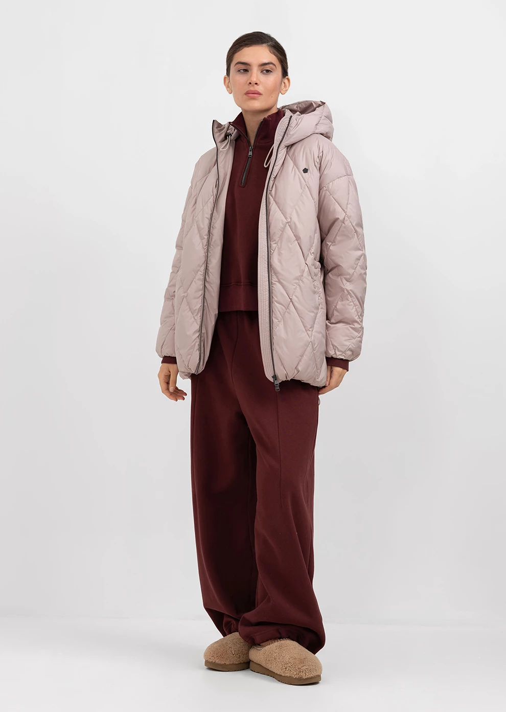 Пуховик женский демисезонный с капюшоном naumi (1166UW-1039-A505)