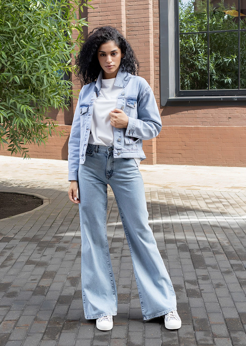 Джинсы клёш (4152LW-0001-LJ400)