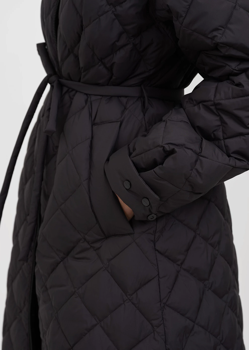 Длинное пуховое пальто (1233UW-1039-A101)