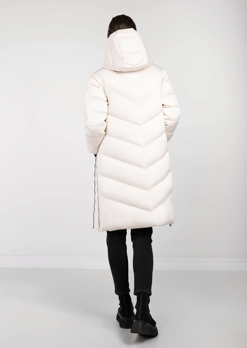 Пуховик с капюшоном (1107KW-0012-KM001)