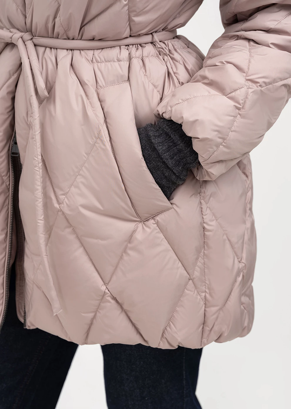 Пуховое пальто с капюшоном (1168UW-1039-A505)