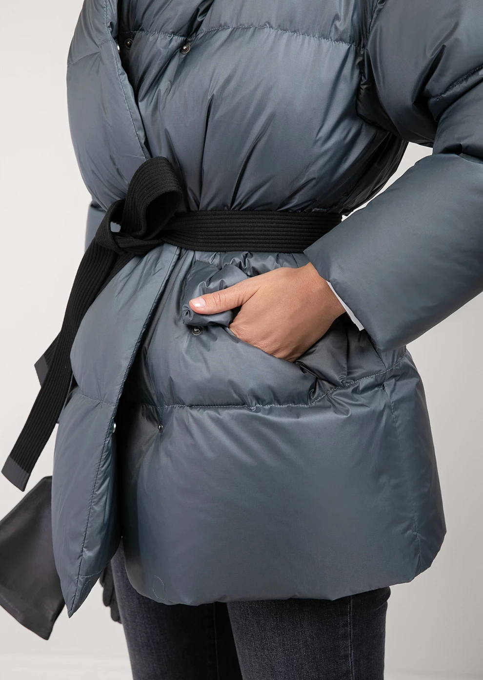 Короткий пуховик (1760MW-0058-MB016)