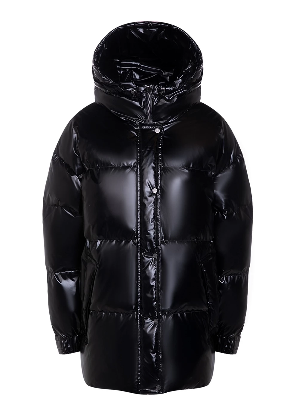 Короткий пуховик с капюшоном (1746MW-0022-MV002)
