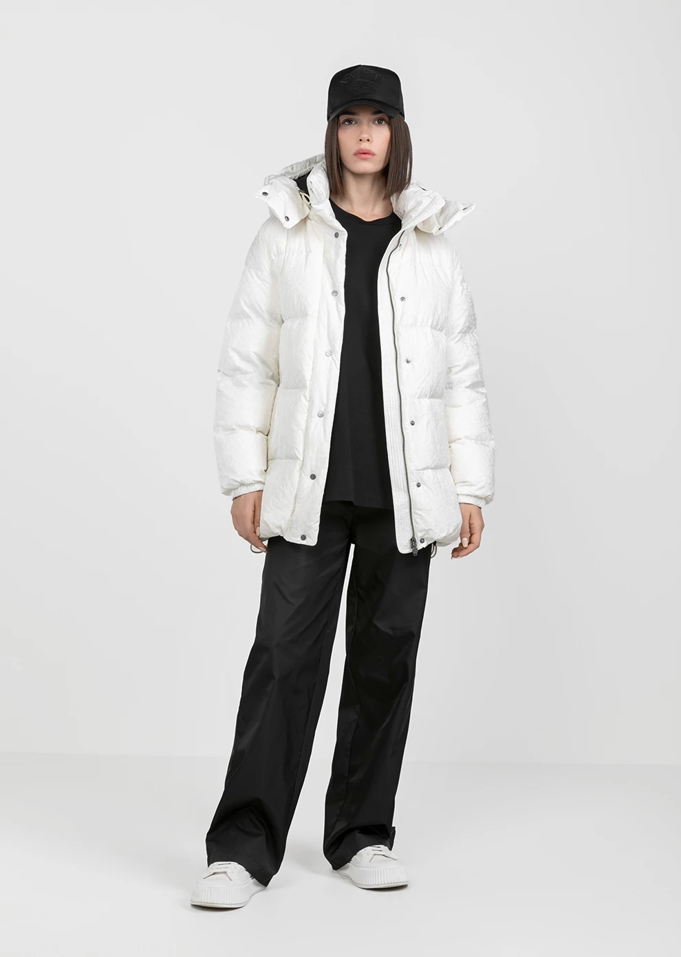 Пуховик с капюшоном (1263QW-0052-QN286)