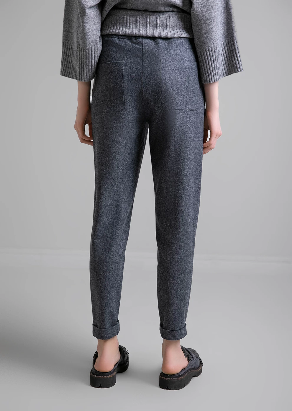 Шерстяные джоггеры (7153MW-0017-MV026)