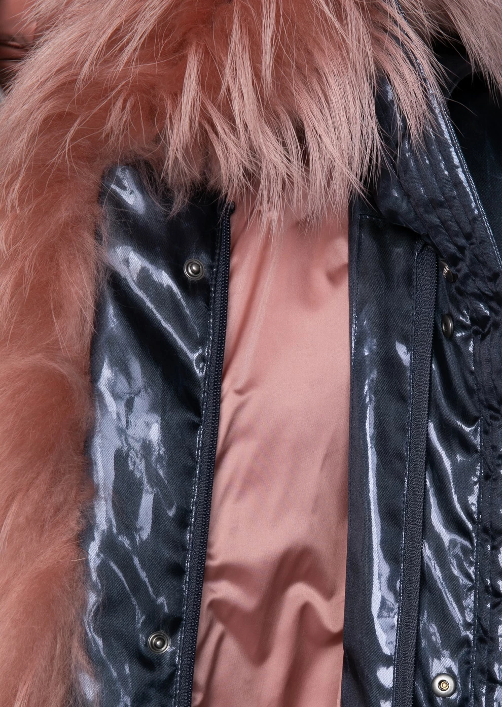 Пуховая парка с мехом (19W765-5243-IZ051)