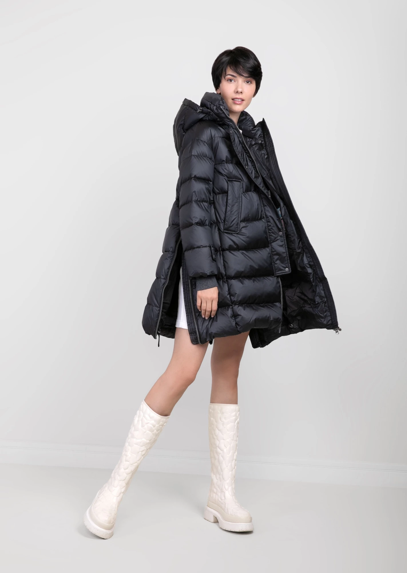 Пуховик с капюшоном (1109MW-0022-MO002)