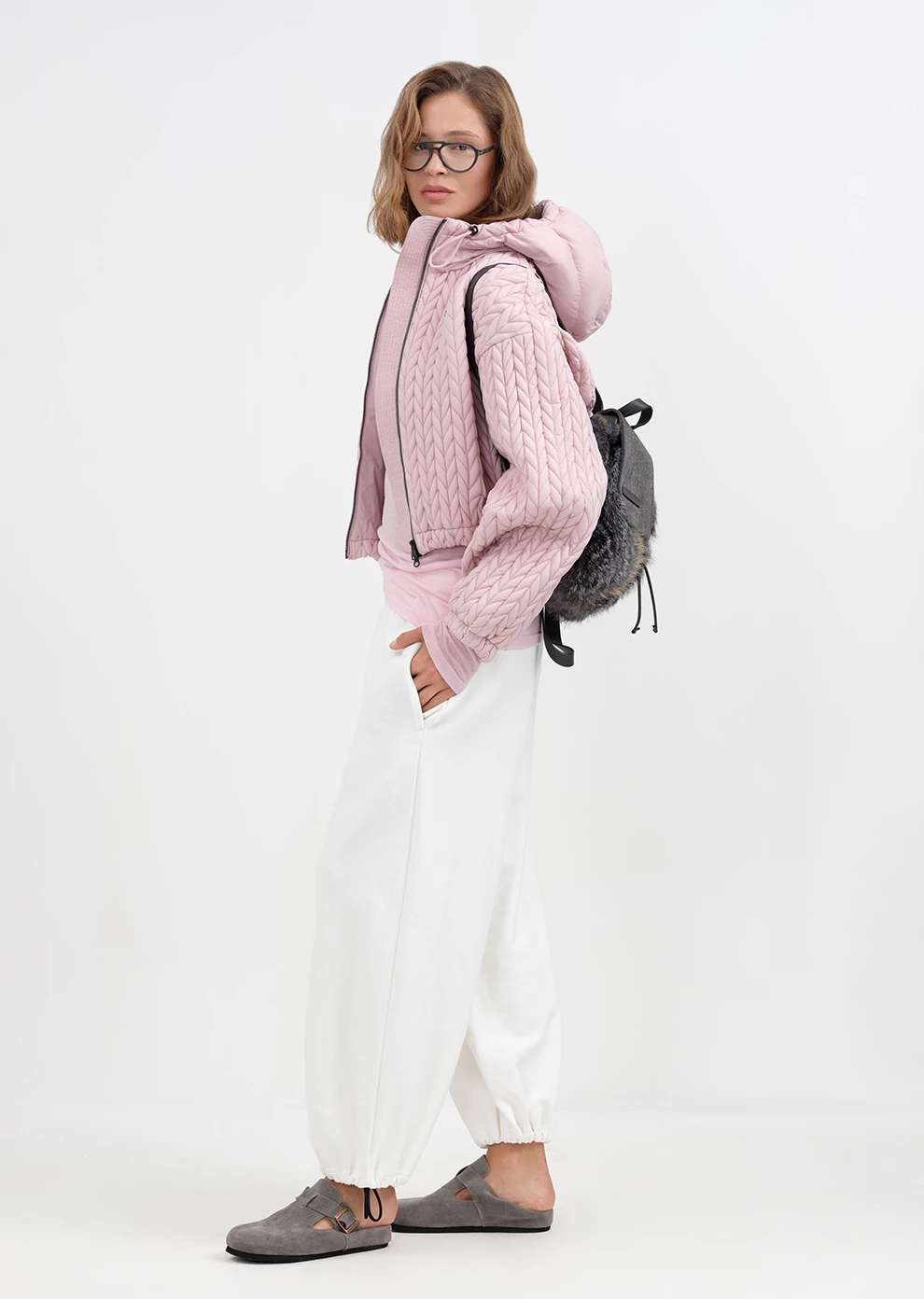 Укороченная утепленная куртка (1843UW-1023-A309)