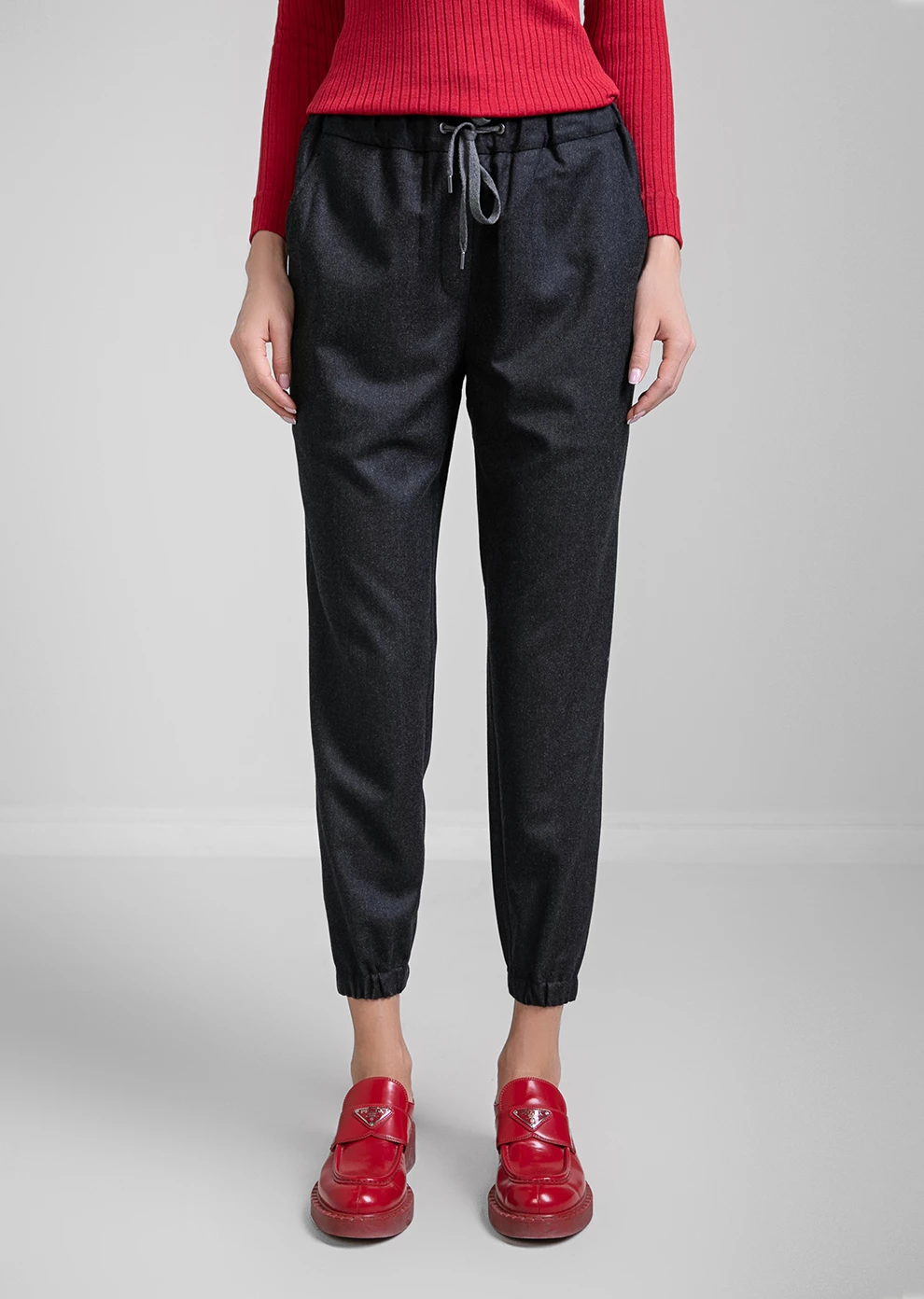 Шерстяные джоггеры (7107MW-0017-MW075)