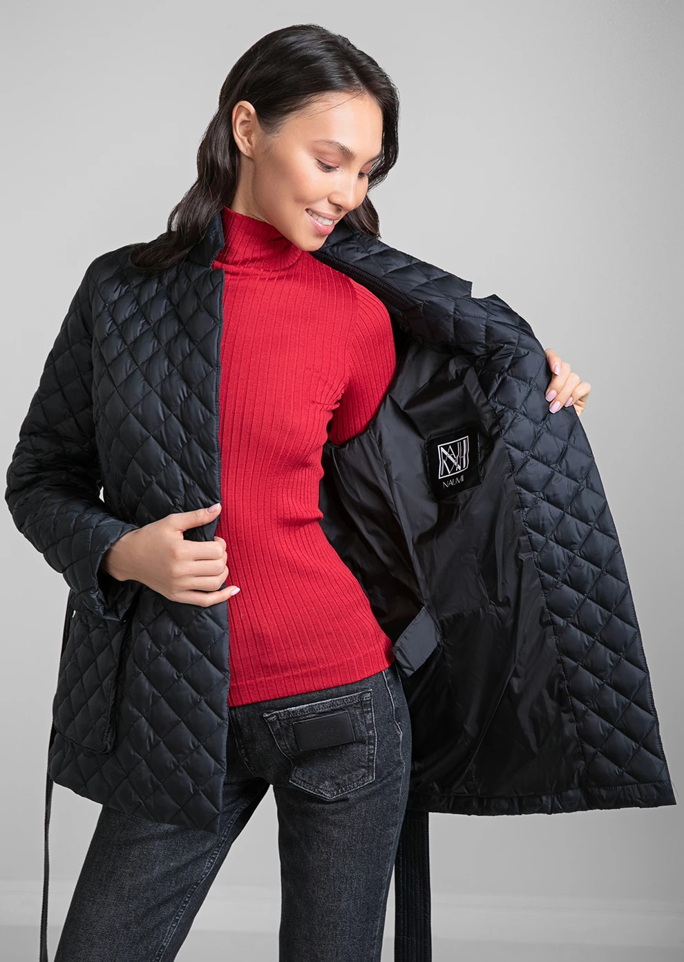 Стёганый пуховый пиджак (1729MW-0012-MK002)