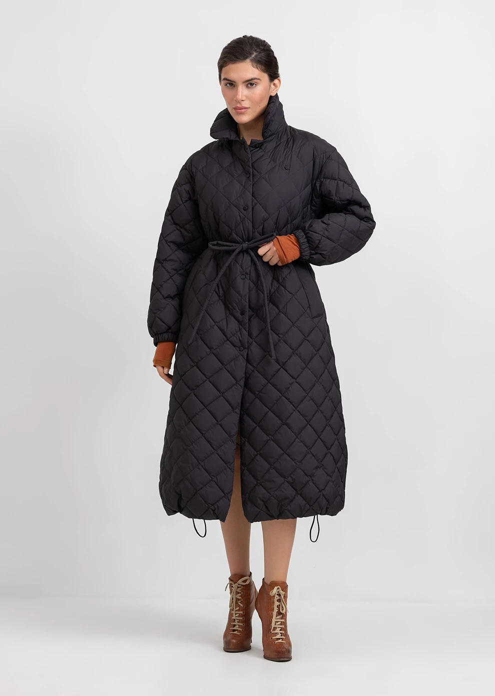 Длинное пуховое пальто (1234UW-1039-A101)