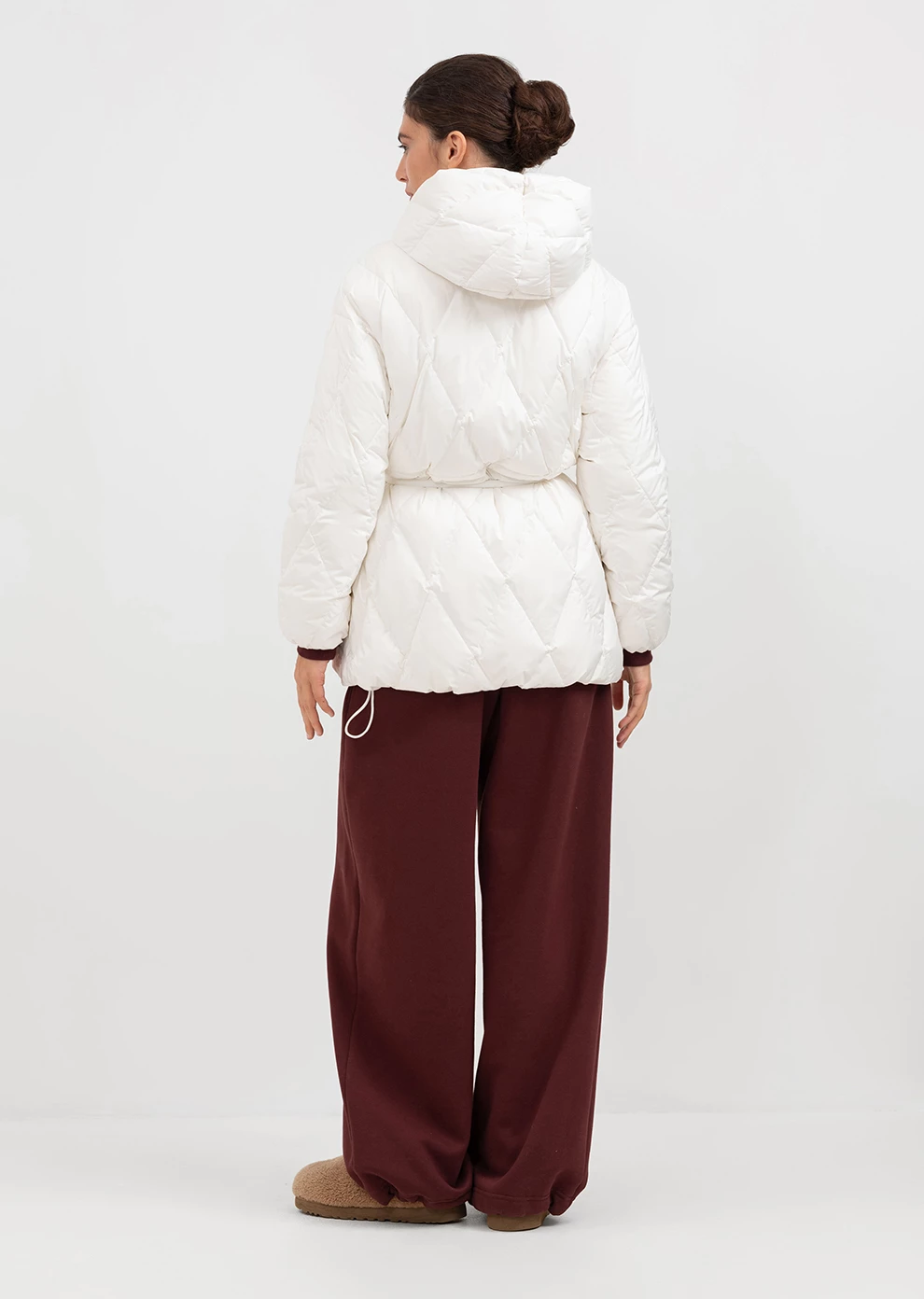 Пуховик демисезонный с капюшоном  (1166UW-1039-A001)