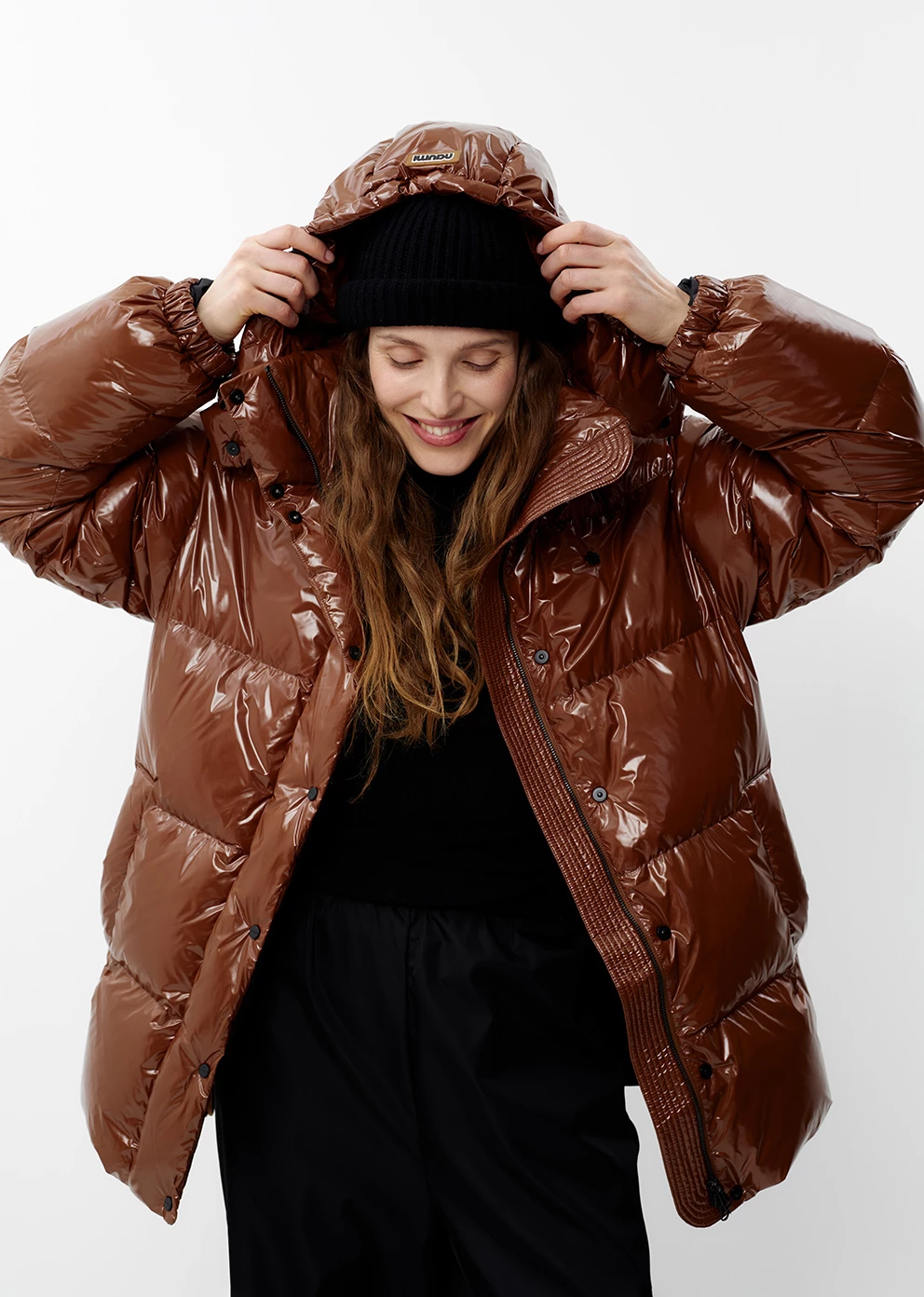 Пуховик зимний с капюшоном  (1756UW-1028-A504)