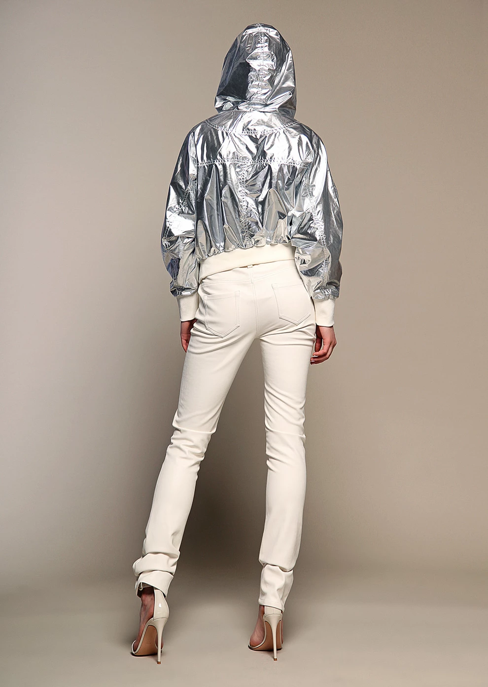 Короткая куртка свободного кроя (018NS180007-F0022)