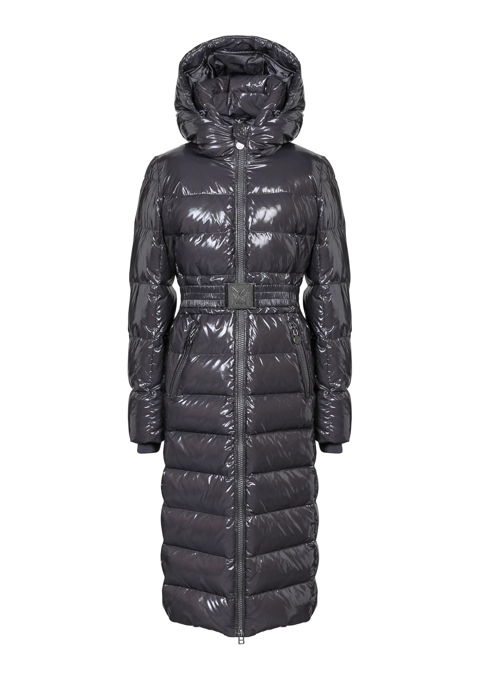 Детский длинный пуховик с капюшоном (19W208-0023-IQ003)