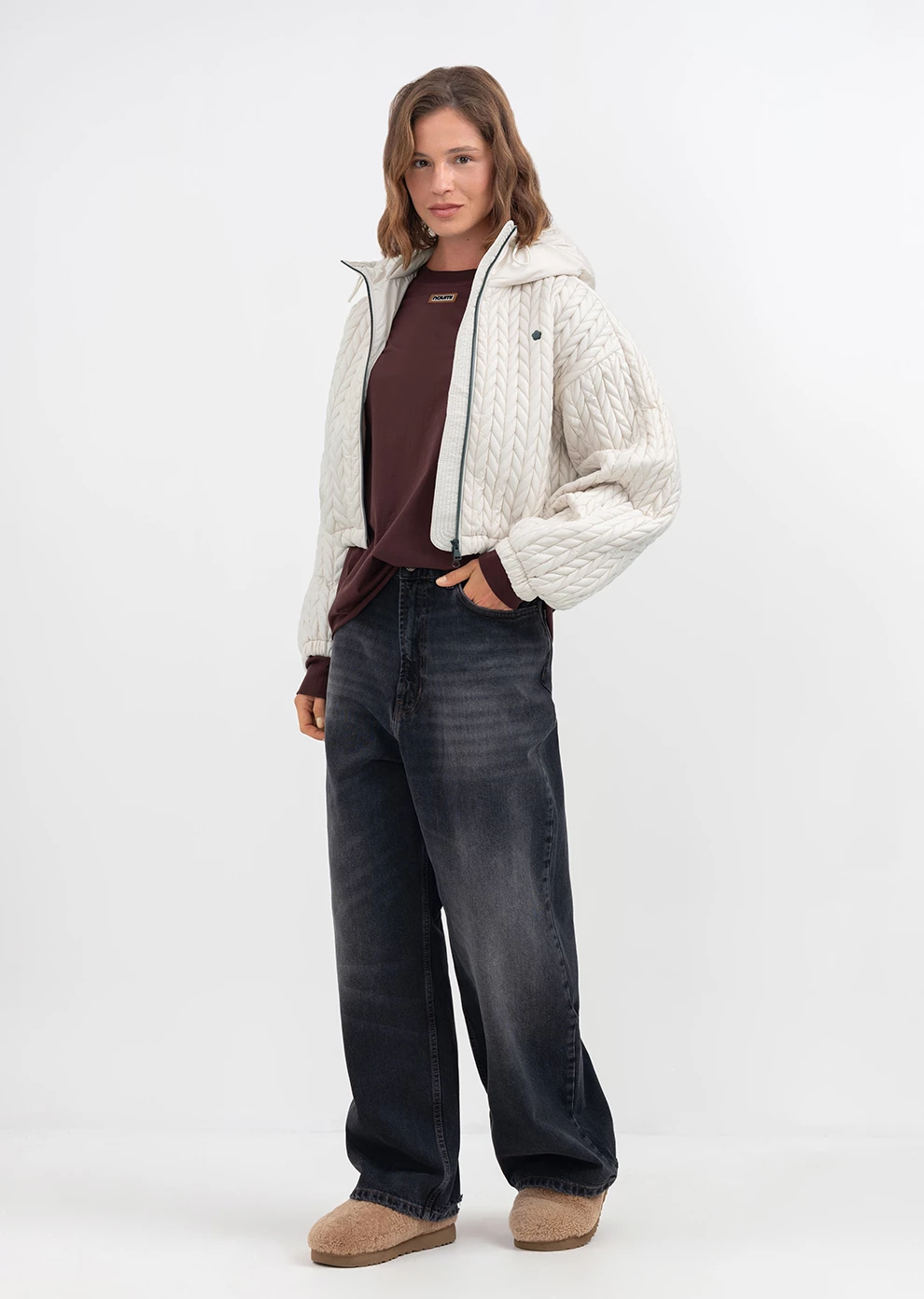 Укороченная утепленная куртка (1843UW-1023-A001)