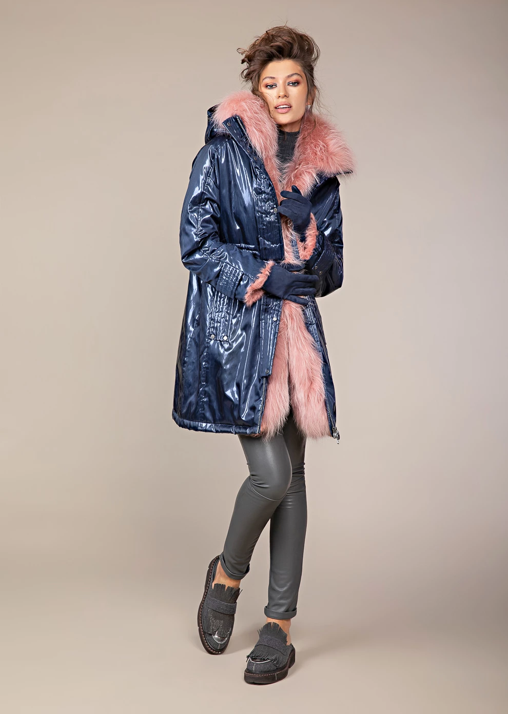 Парка с мехом (19W733-5243-IZ051)