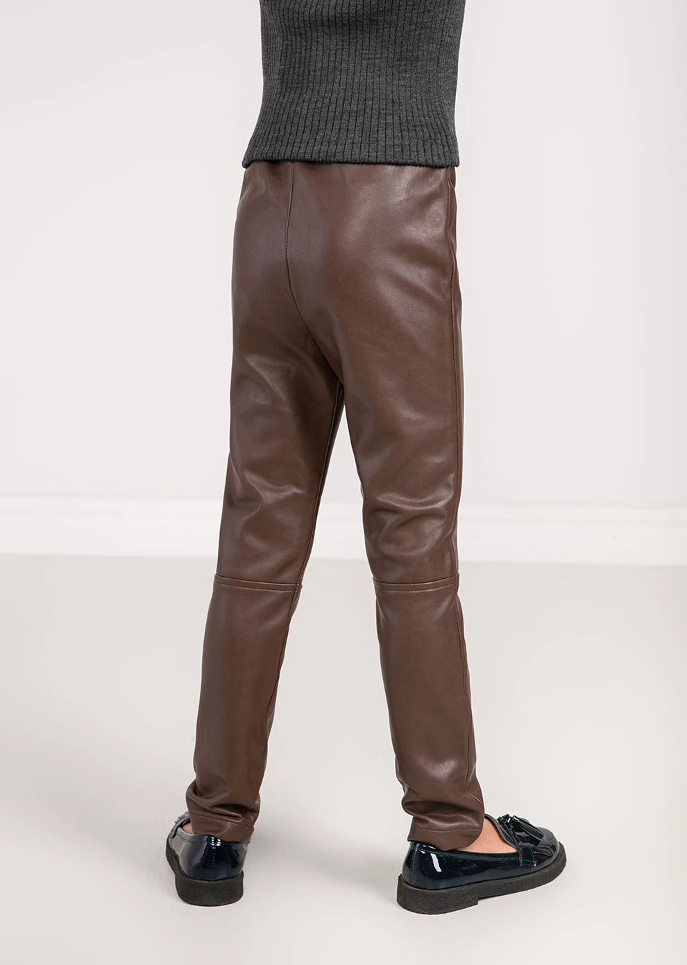 Леггинсы из эко-кожи для девочек (NР-17-L-706B-E0018)