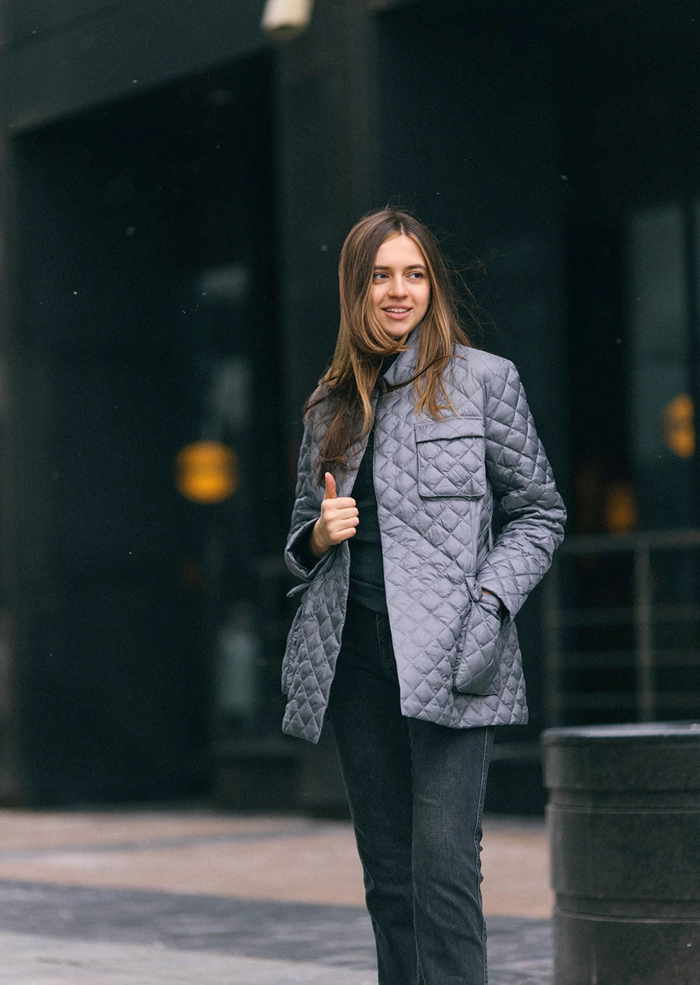 Стёганый пуховый пиджак (1729MW-0012-MK026)