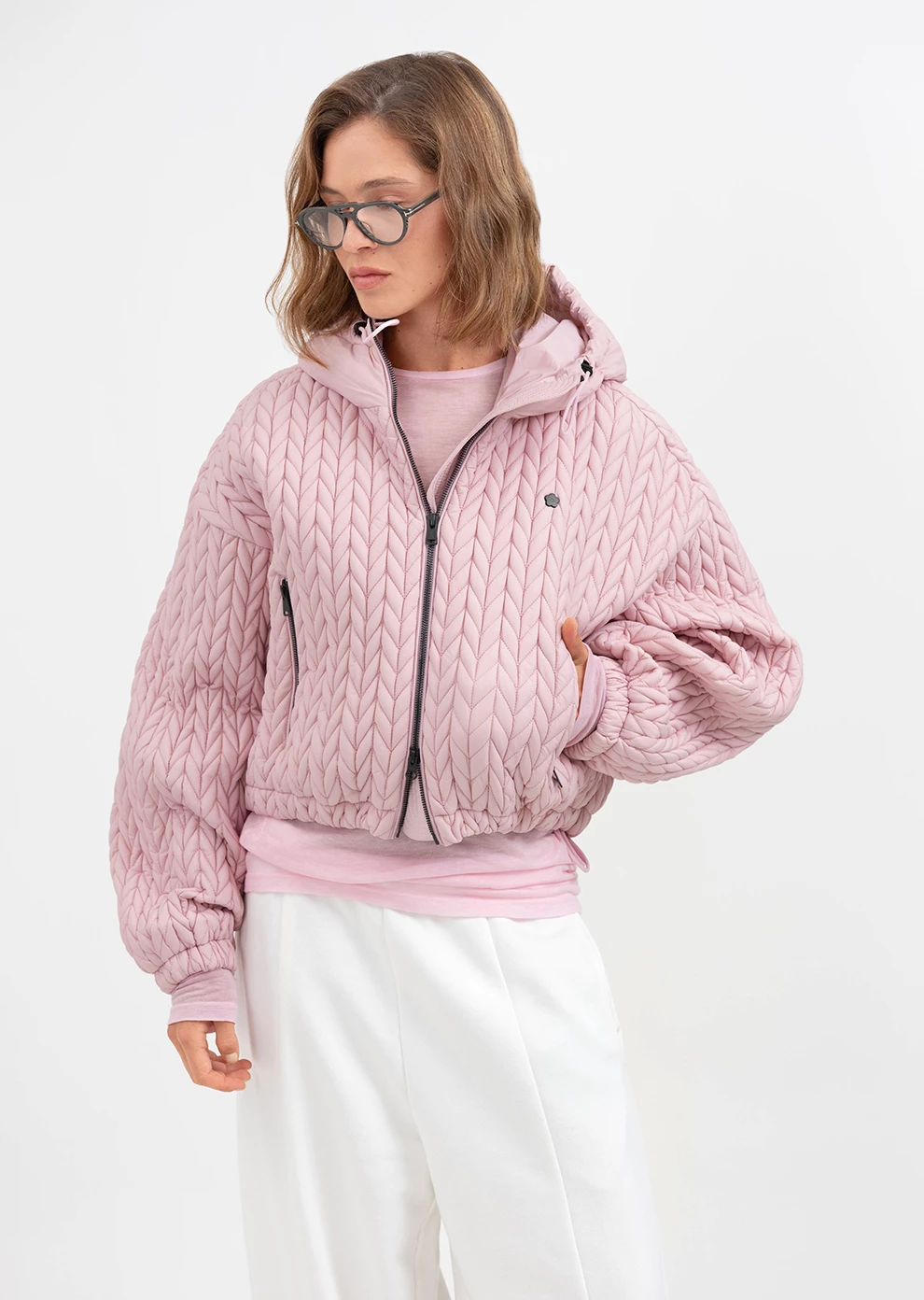 Укороченная утепленная куртка (1843UW-1023-A309)