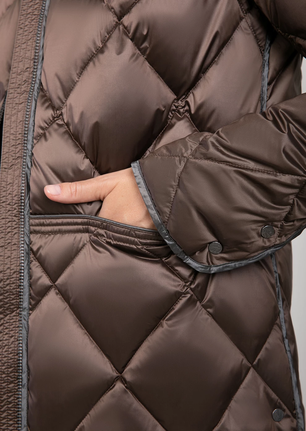 Легкий стёганый пуховик (1146MW-0022-MO044)