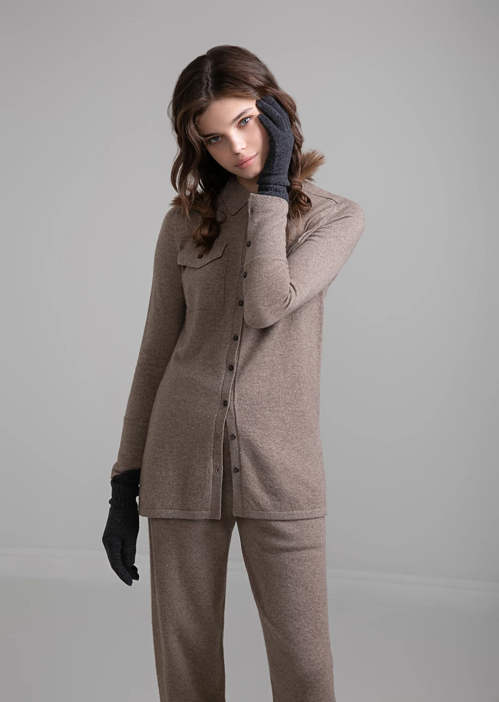 Кашемировый кардиган (6925MW-0090-MT601)