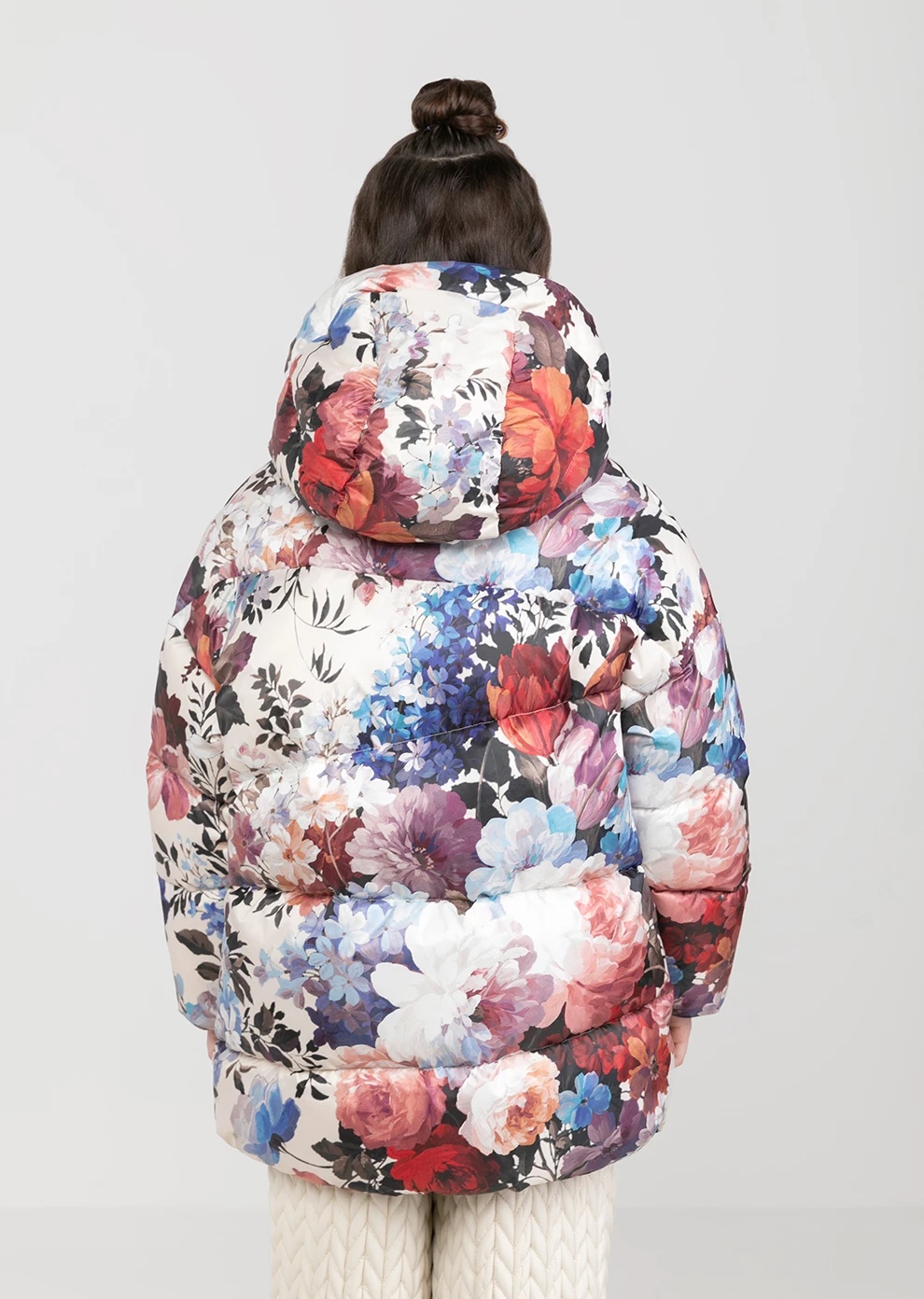 Детский пуховик с капюшоном (1794QP-0012-QK265)