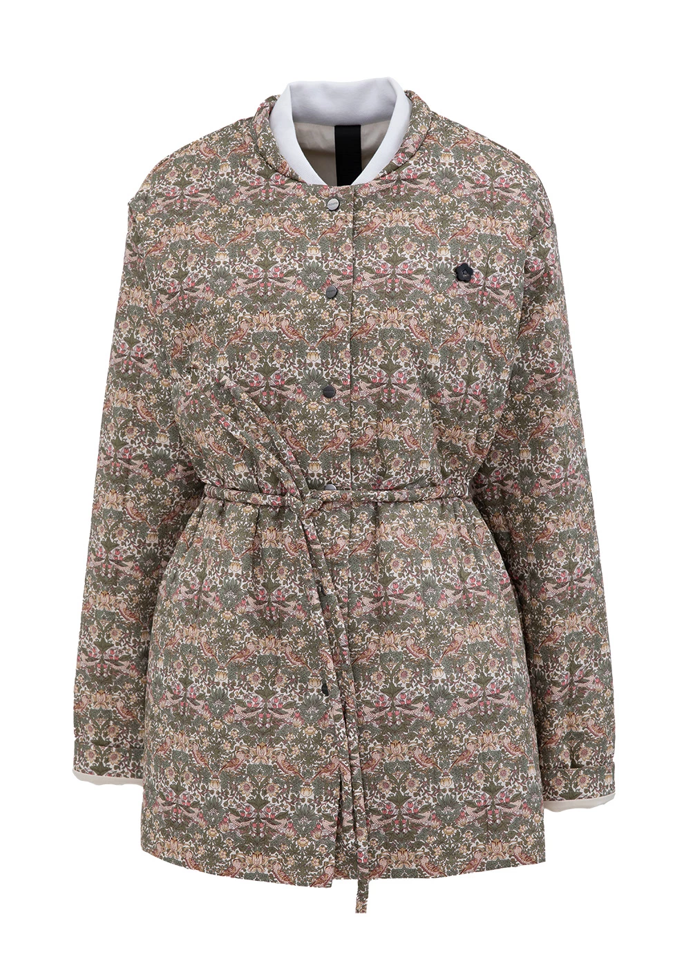 Утепленный пиджак с поясом (1186TW-2017-F607)